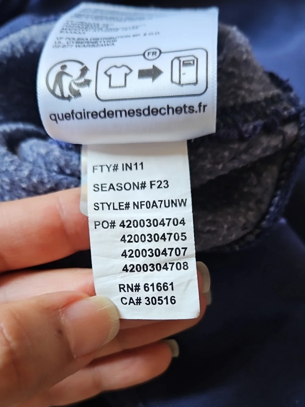 The North Face Garment Dye Pullover Hoodie In Cave Blue Size Large
